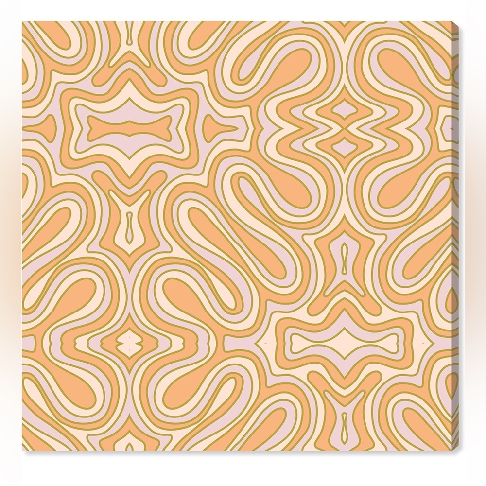 NWT Wynwood Studio Abstract Modern Wrapped Canvas 20" X 20”